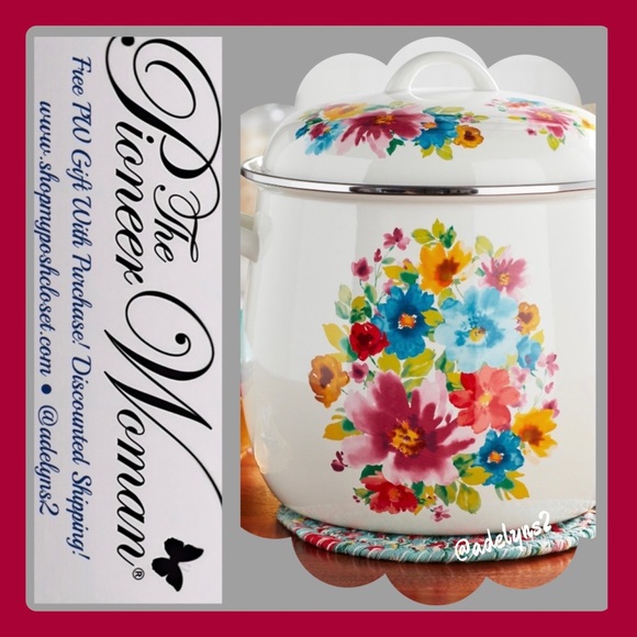 The Pioneer Woman Other - The Pioneer Woman Breezy Blossom Bouquet Stock Pot